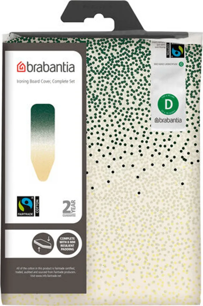 Brabantia Housse Coton D New Dawn - Surface de Repassage Ultra-Douce
