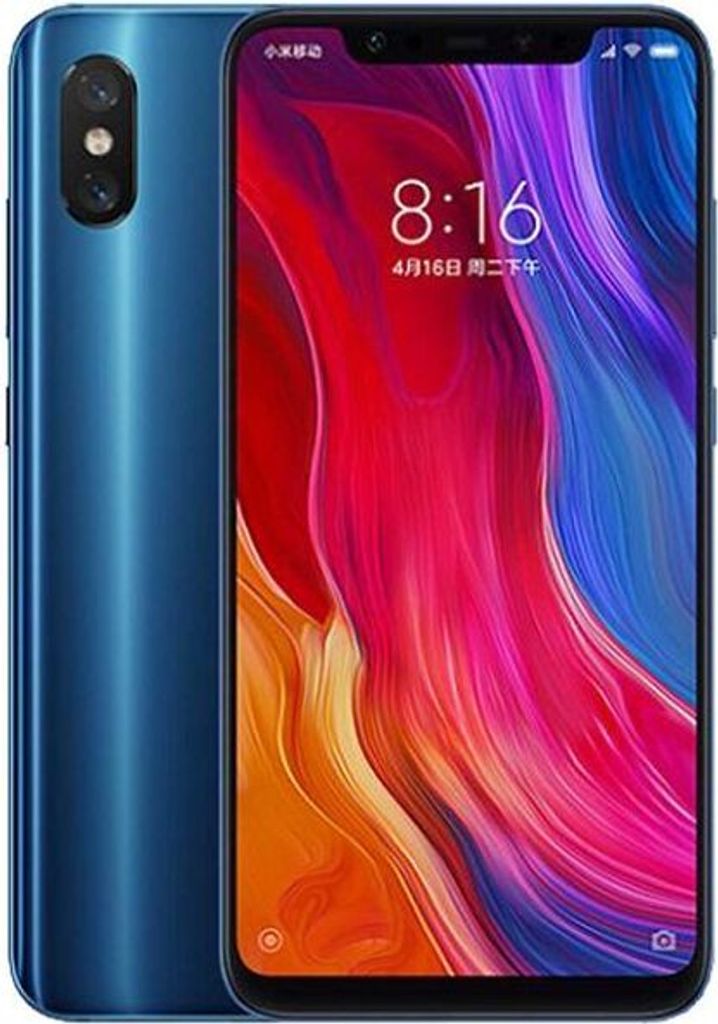 Xiaomi Mi 8 LTE 128GB 6GB RAM dual blau Produktbild 