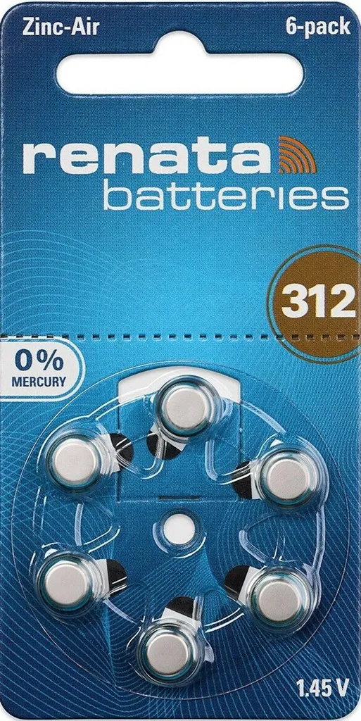 Batterie Renata 312 Maratone per Anziani | Pacco Risparmio 36 Pile PR41