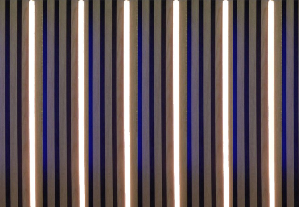 3659 LED Leuchte für Holz-Akustik-Paneele Netzteil 6x50cm Kalt Weiß