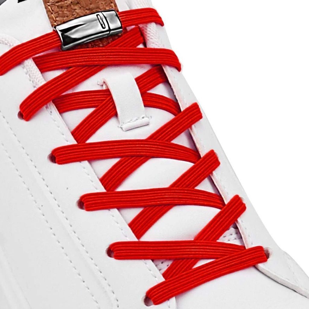 Magnetische Schnürsenkel in Rot - Praktisch und Innovativ KP5898