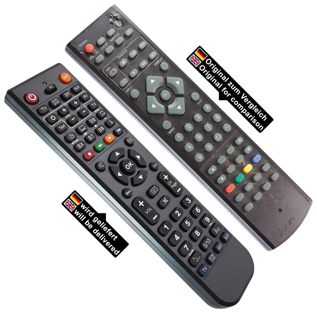 Ersatz Fernbedienung für Medion P14068 | MD 21078