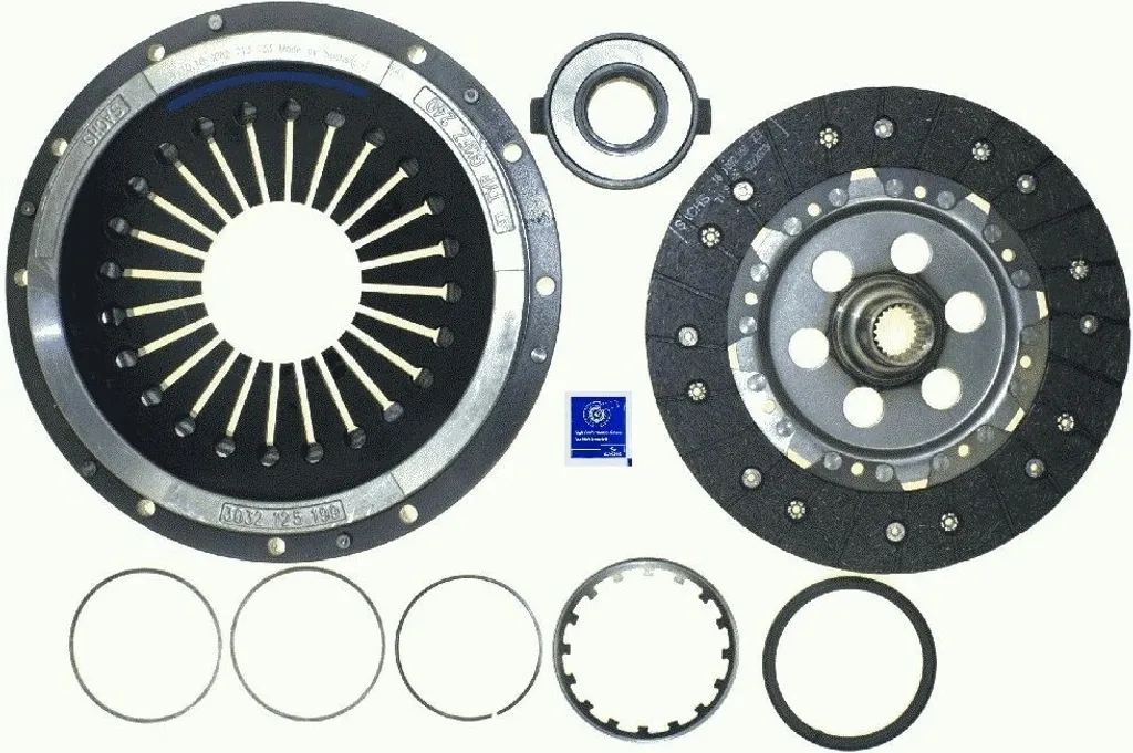 Kit d'embrayage SACHS 3000 551 001 : stoppez les patinages et bruits