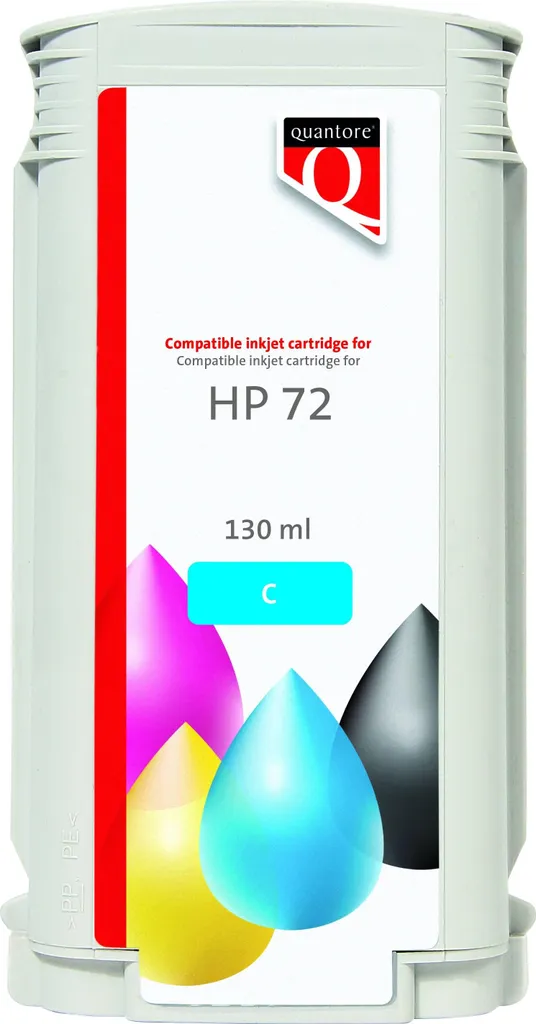 Cartouche jet d'encre Cyan compatible HP 72 C9371A pour traceur HP T790