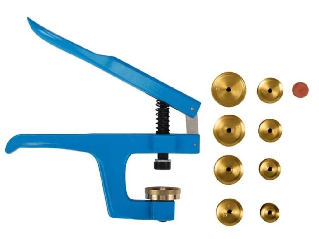 Strumento Chiusura Orologi con 10 Matrici Nylon - Kit Manutenzione