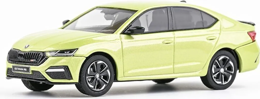 Miniature Skoda Octavia IV RS 2020 Verte - Réplique Abrex 1:43 Fidèle