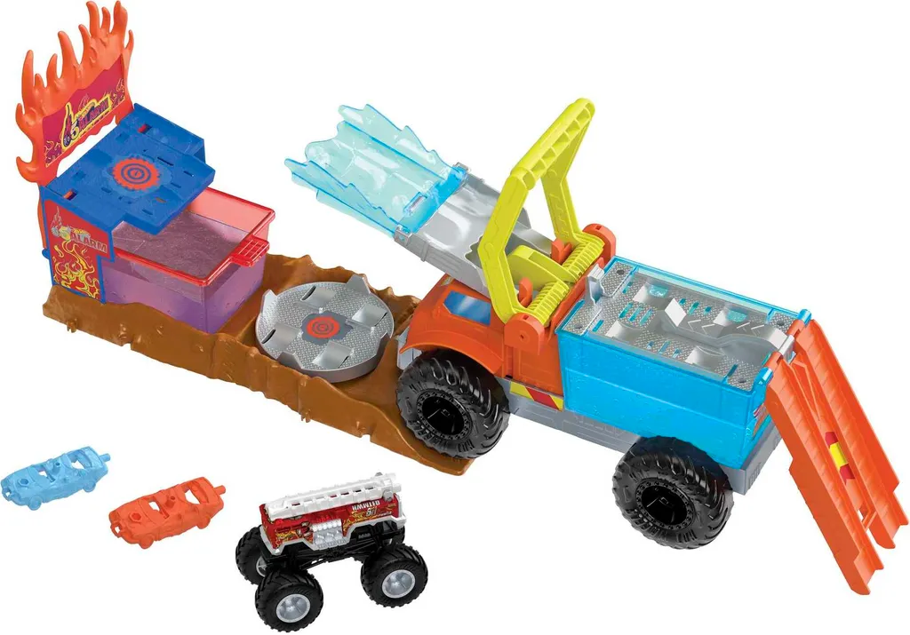 Coffret Hot Wheels Monster Trucks Arena : Jeu de Destruction sans Fin