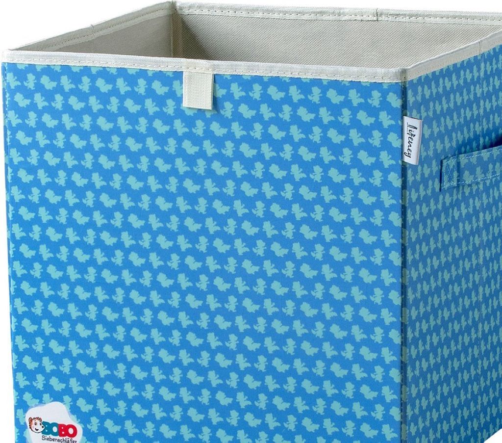 Lifeney meets "Bobo Siebenschläfer" Aufbewahrungsbox mit Streuprint für Kinder Box mit dem beliebten Siebenschläfer zum Verstauen von Spielzeug ...