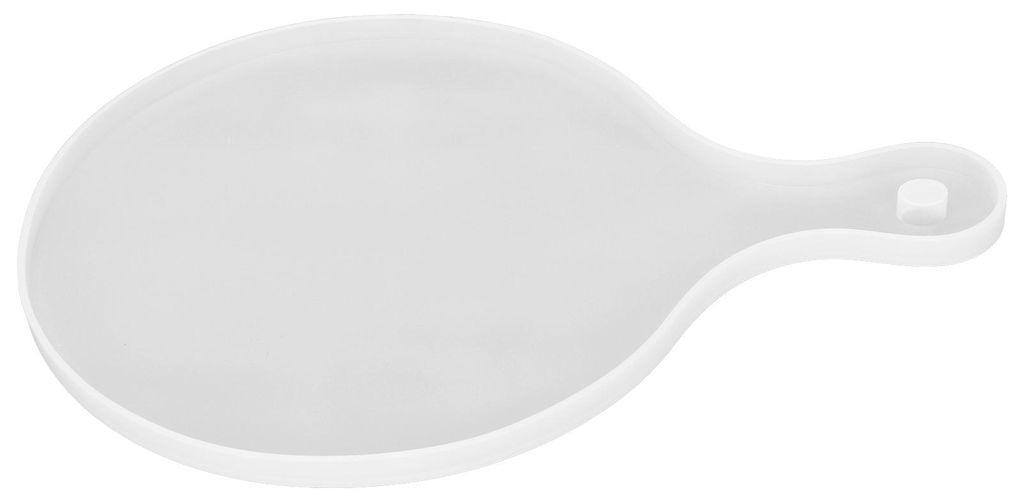 Silikon-Tablett-Formen, DIY-Käse-Schneidebrett mit Griffen, Löchern zum Servieren von Obst, Snacks, Untersetzern, runder Form