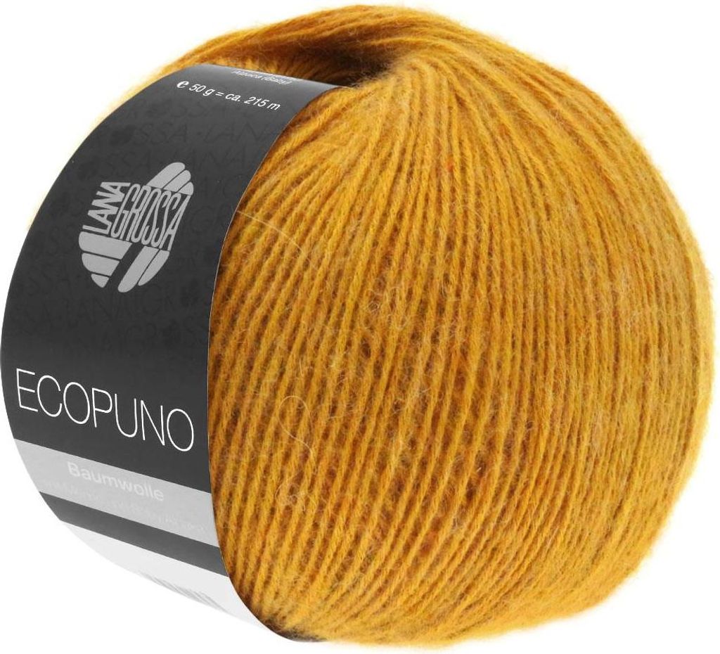 Lana Grossa Ecopuno 033 Gelborange Produktbild 