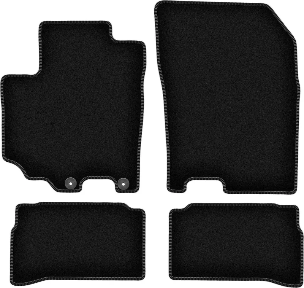 Tappetini per Suzuki Vitara dal 2015 | Velluto Nero con Clip Sicurezza