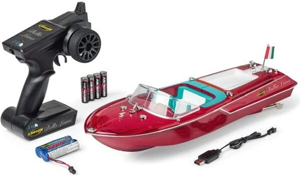 Yacht Carson Bella Luisa 100% RTR - Bateau RC avec Batterie et Chargeur