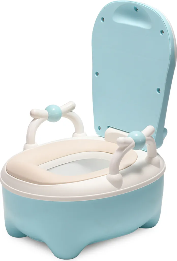 Addestramento al WC Divertente | Vasino per Bambini Blu 0-6 Anni