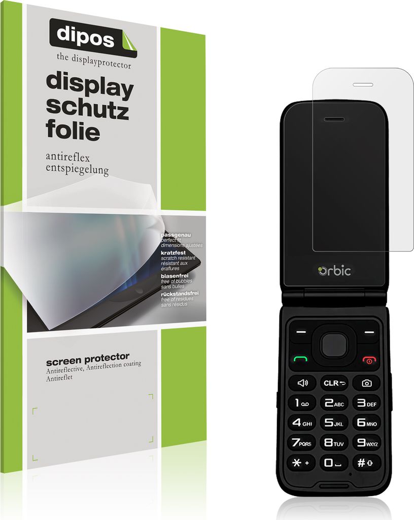 4x Schutzfolie für Orbic Journey Pro matt Displayschutzfolie Folie Display Schutz dipos