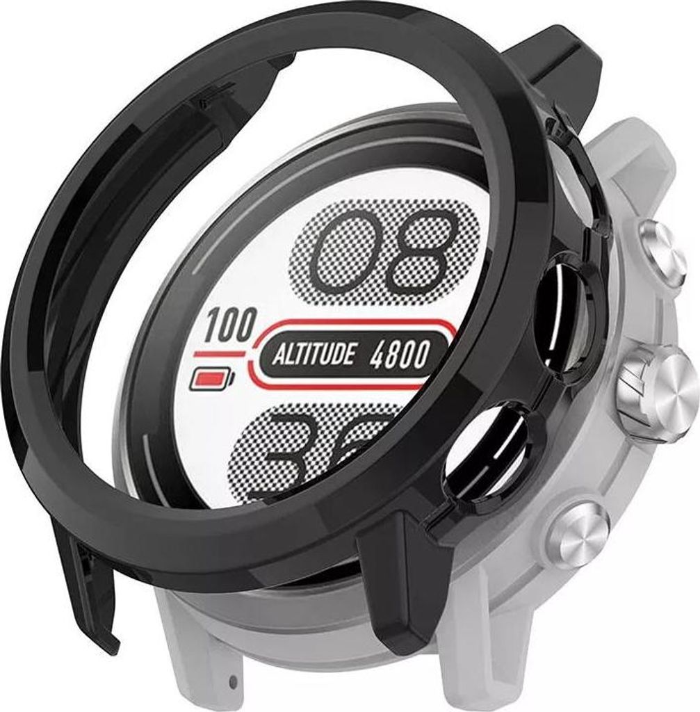 Strap-it Hartschalen-Schutzhülle - Passend für Coros Apex 2 Pro (Schwarz)
