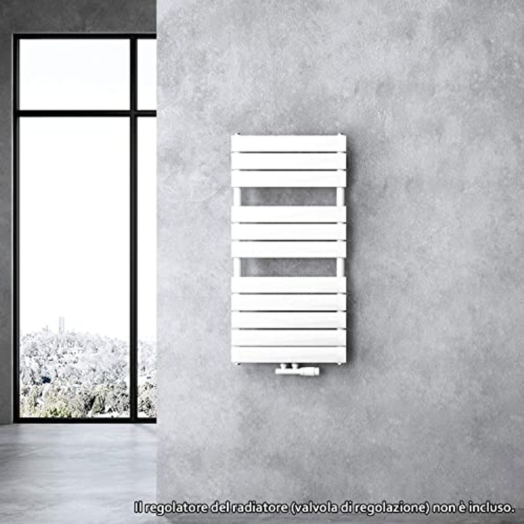 doporro Badheizung Flachheizkörper 100x50cm Weiß Produktbild 