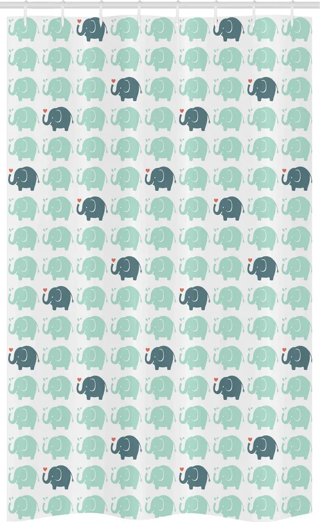 Tenda Doccia Cartoon Elefante Safari 120x180 - Atmosfera Giungla