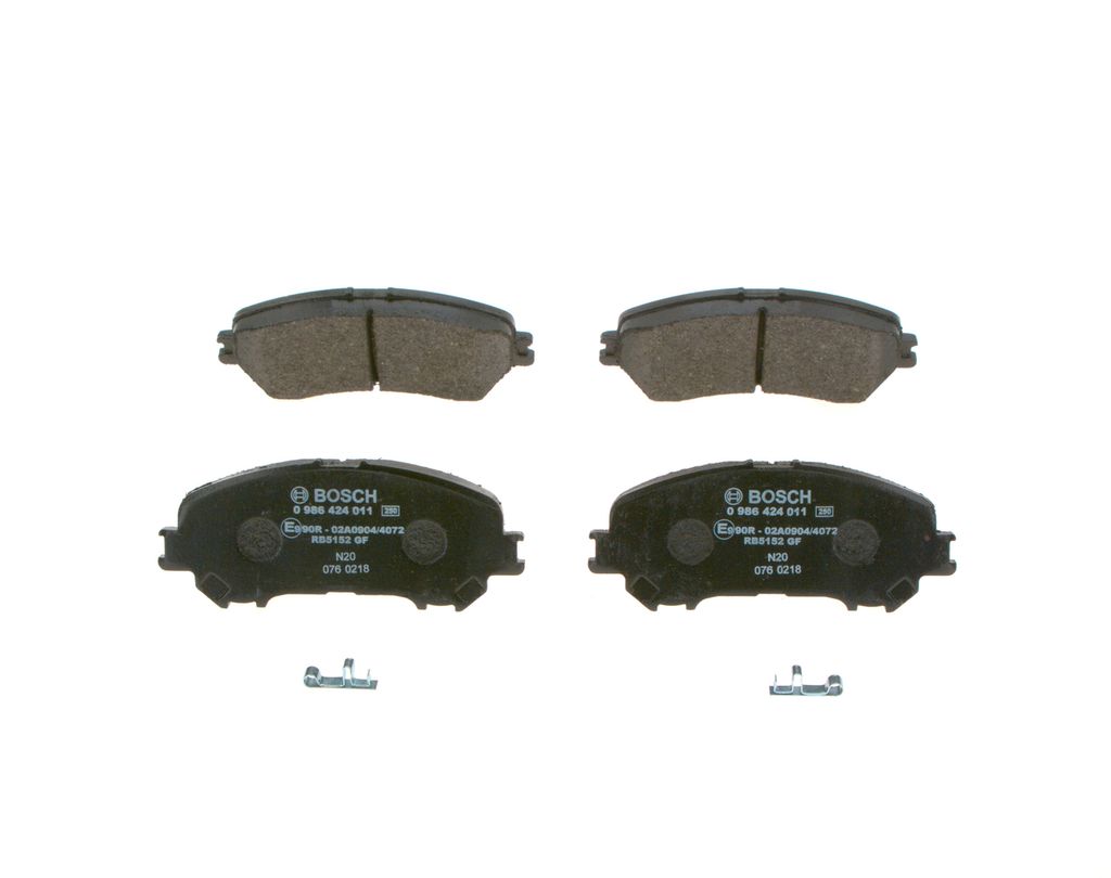 BOSCH Bremsbeläge Bremsklötze 0 986 424 011 Produktbild 