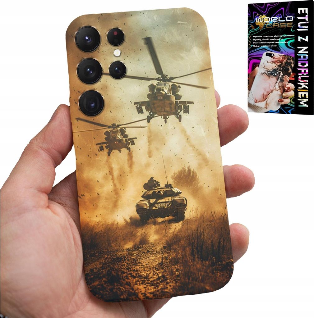 ETUI FOR SAMSUNG GALAXY S22 Ultra - MILITARY HELICOPTER MILITARY CASE