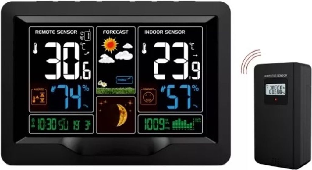 Elektronisches Thermometer Innen/Außen .