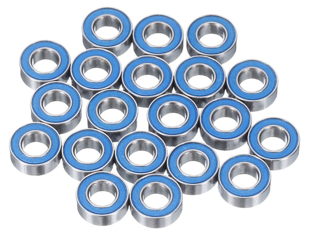 20 Stš¹ck MR84-2RS Miniatur-Rillenkugellager 4x8x3mm Doppelt abgedichtete Lager (Blau) fš¹r Elektromotor, Haushaltsger?te, Maschinen P6 (ABEC 3)