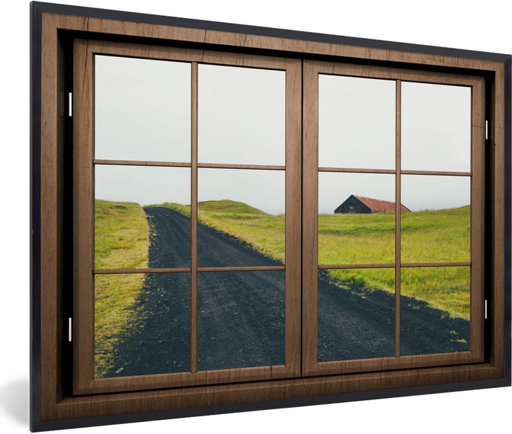 MuchoWow® MuchoWow® Gerahmtes Poster Aussicht - Natur - Produktbild 