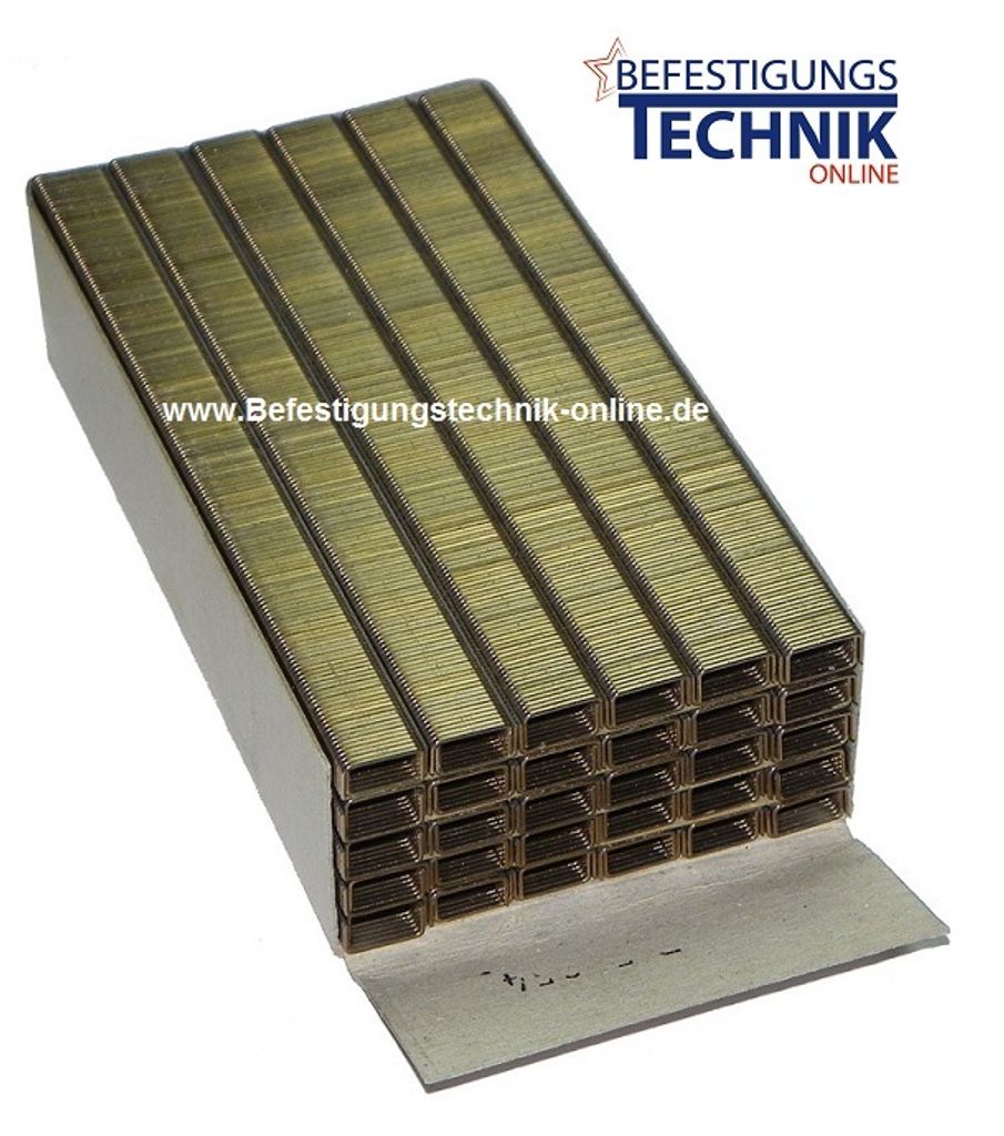 Klammern SB5019 6mm verzinkt für Bostitch P51-5B-E Senco F04BAAP SFT10XP-F SFW09-F 10M KL-32 P