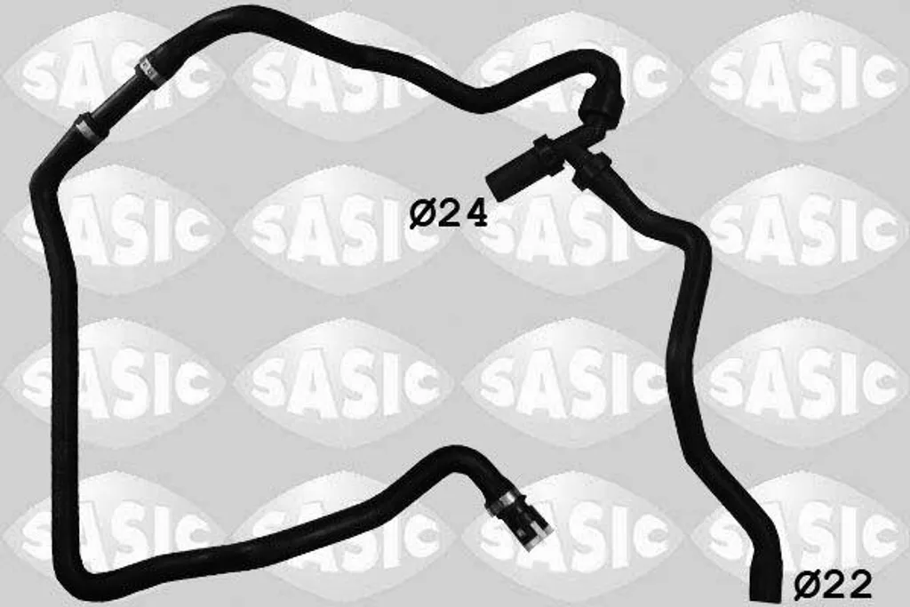 Sasic 3406113 Tuyau de radiateur OE 1376193 pour Ford C-Max et Focus