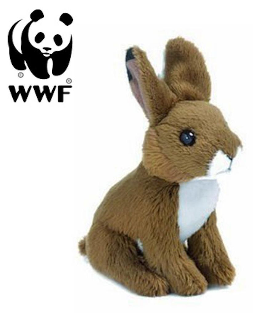 WWF - peluche - coniglio (10 cm) peluche realistico Immagine del prodotto 