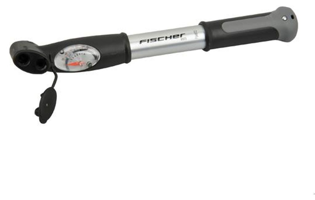 FISCHER mini pompa ad aria per bicicletta, in alluminio, Immagine del prodotto 