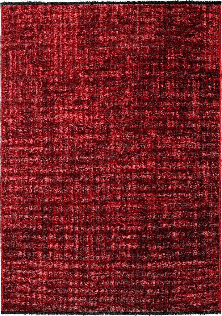 Passage de couloir rouge 80x250 cm Espace de marche style vintage