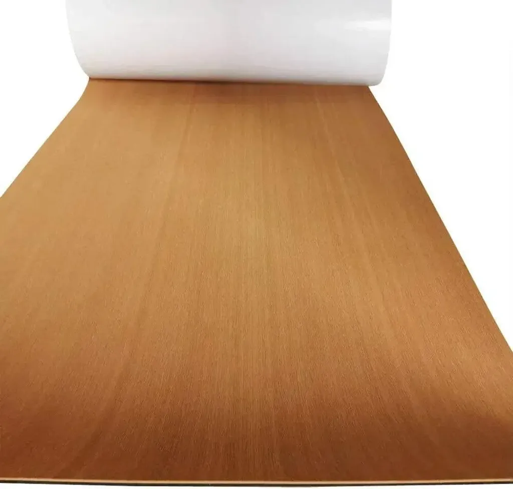 Tapis marin antidérapant EVA durable marron pour pont et cockpit