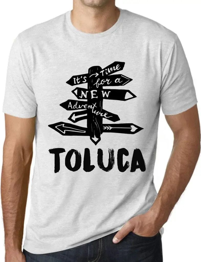 Herren Grafik T-Shirt Es ist Zeit für ein neues Abenteuer in Toluca – It’s Time For A New Adventure In Toluca – Öko-Verantwortlich Vintage ...