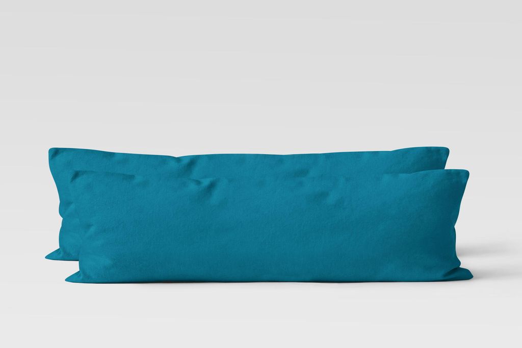 2er Set Renforcé UNI Kissenhüllen 40x145 cm Produktbild 