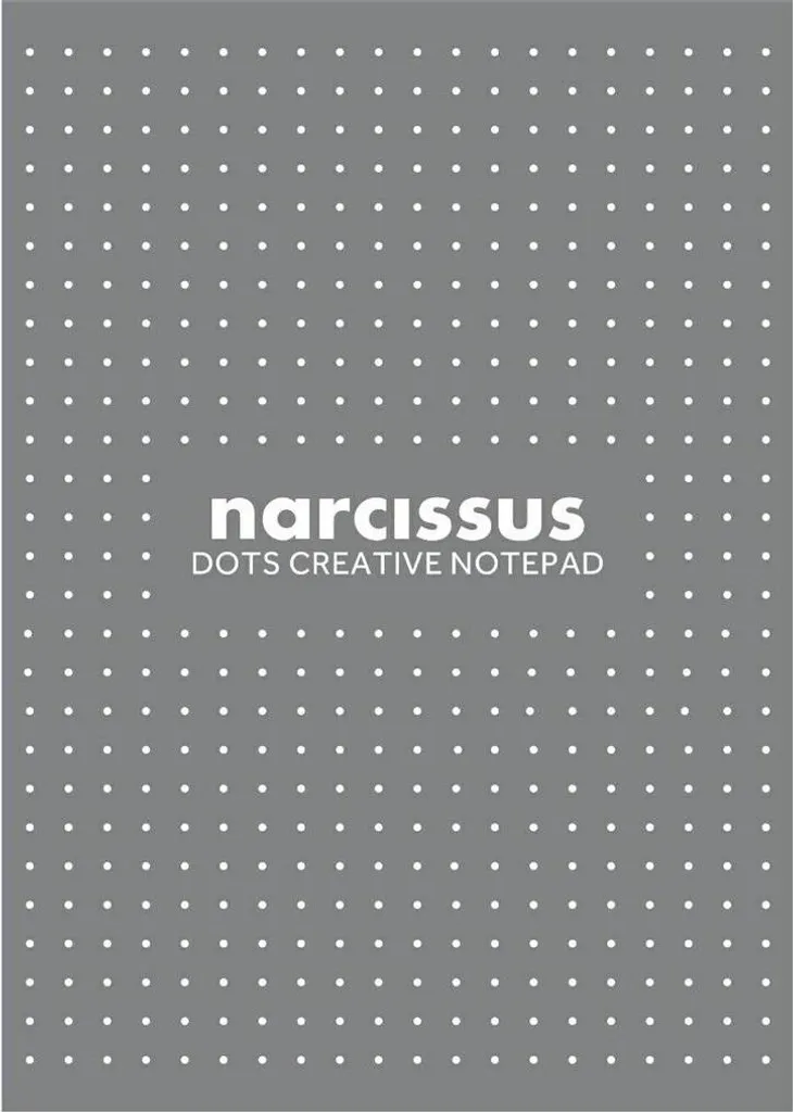 Bloc Narcisuss A4 Pointillé Gris - Solution Prise de Note Lisible (x6)