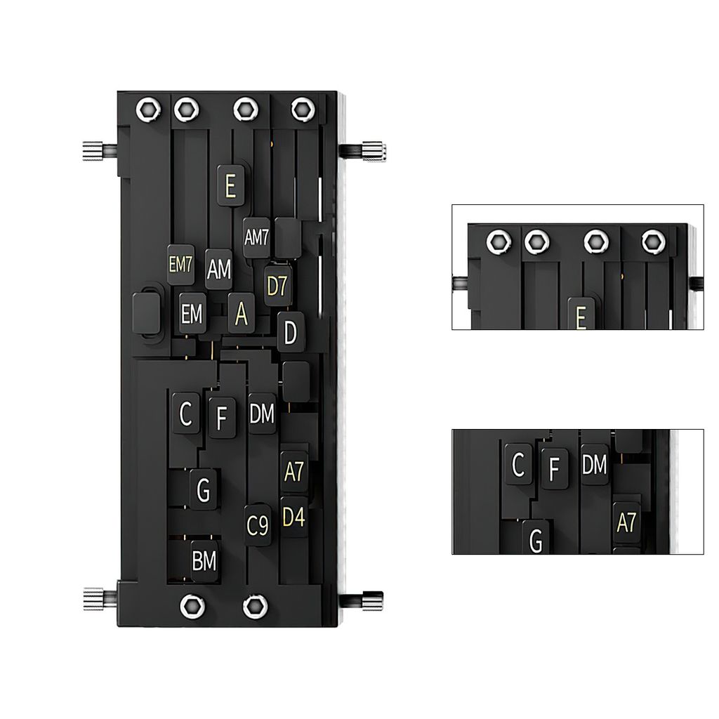 Ein Knopf Akkordmaschine, Guitar Aid Chord Trainer Produktbild 