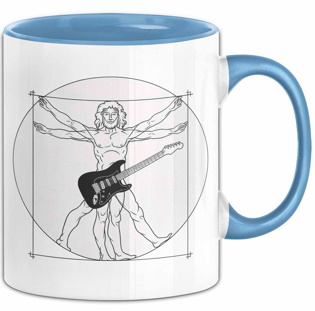 Musikliebhaber Musiker Tasse Geschenk Lustige Geschenkidee Spruch (Blau)