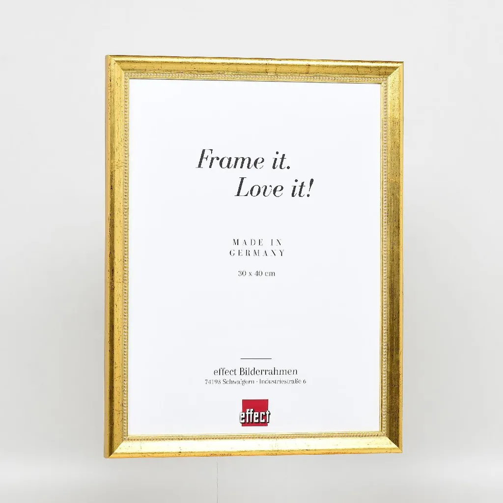 Cornice Oro A6 10,5x14,8 cm con Vetro Museo | Design Luxury Profilo 85 - 8