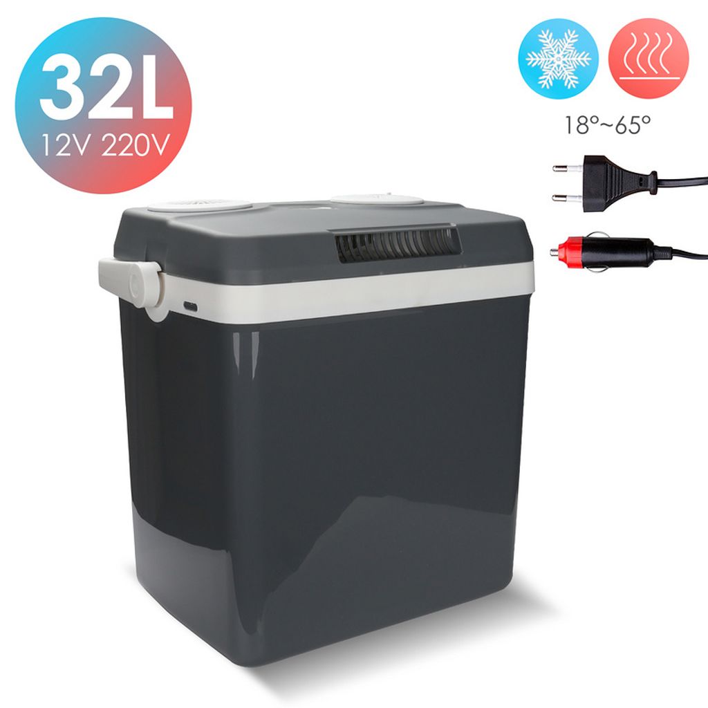Kühlbox 32Liter PKW Warmhaltebox Thermobox Mini-Kühlschrank Wärmebox 24L 40L 