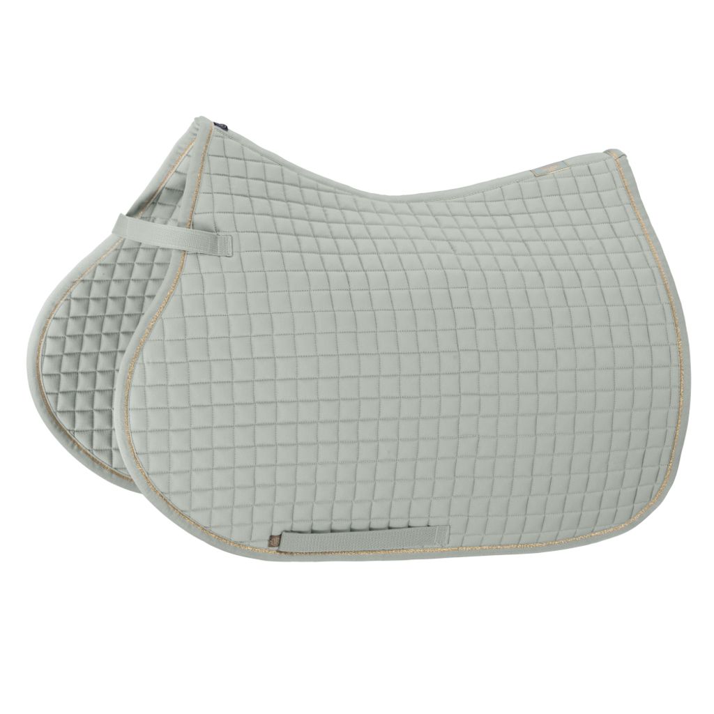 Eskadron HERITAGE Schabracke Baumwolle, antique green, sea salt, plaza taupe Form - Dressur Farbe - sea salt