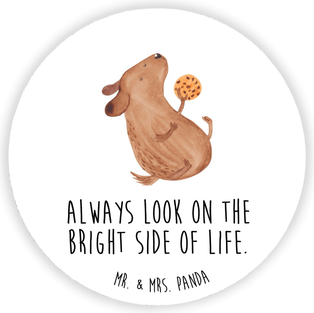 Mr. & Mrs. Panda magnet Hund Keks - Weiß - Geschenk, für kühlschrank, whiteboardmagnet, fotos, Hundekekse, Sprüche, Optimistisch, Kühlschrankm...