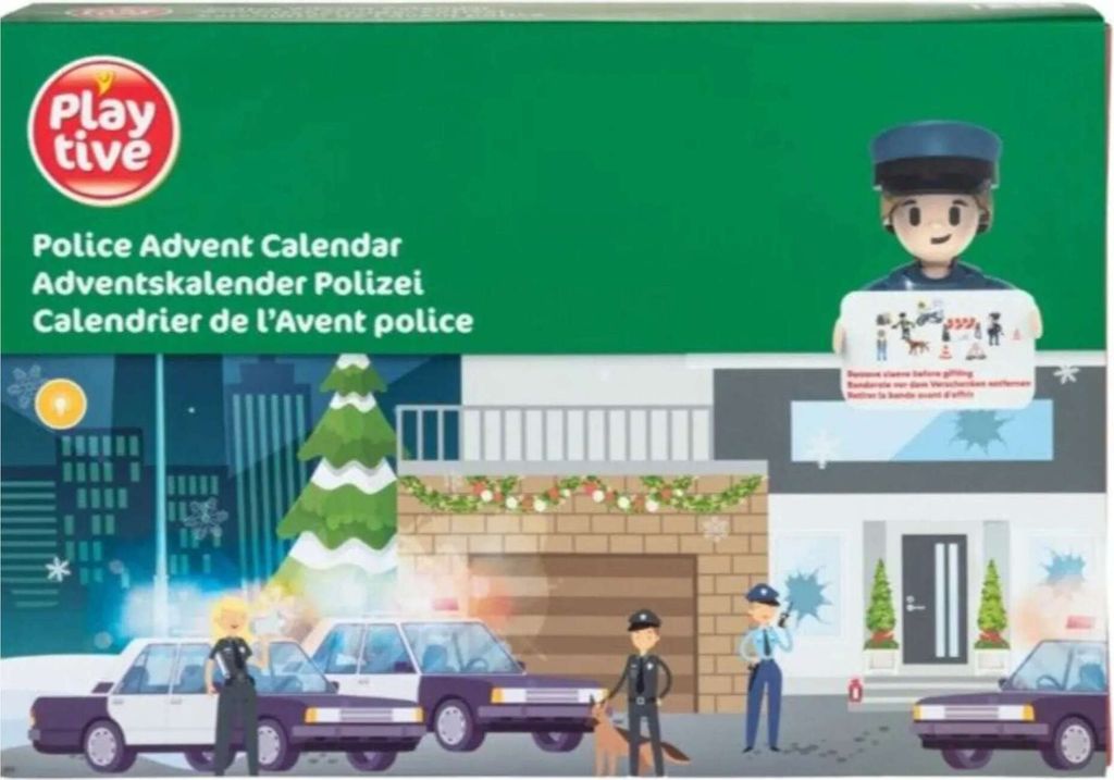 Playtive Adventskalender mit 24 Überraschungen Polizei