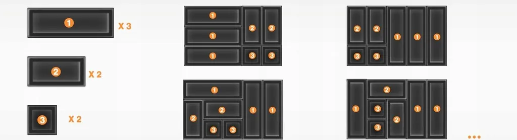 Range-couverts coulissant et insert de rangement extensible de tiroir - 3