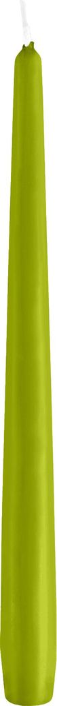 Konische Spitzkerzen Lime 290 x Ø 23 mm, 12 Stück
