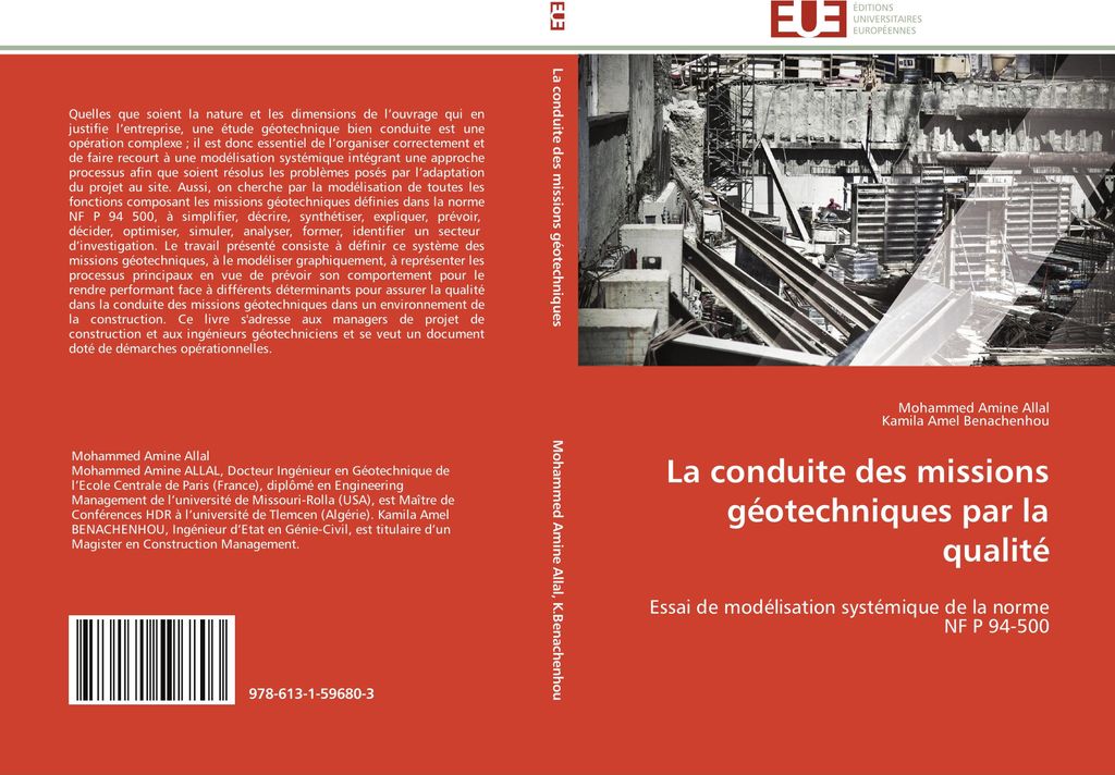 La conduite des missions géotechniques par la qualité