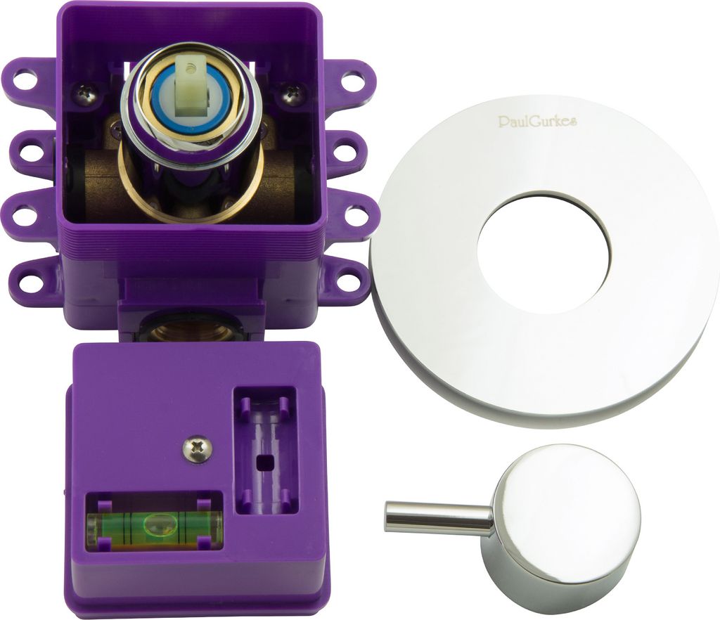 PaulGurkes Unterputz Einhandmischer Rund mit Montagebox