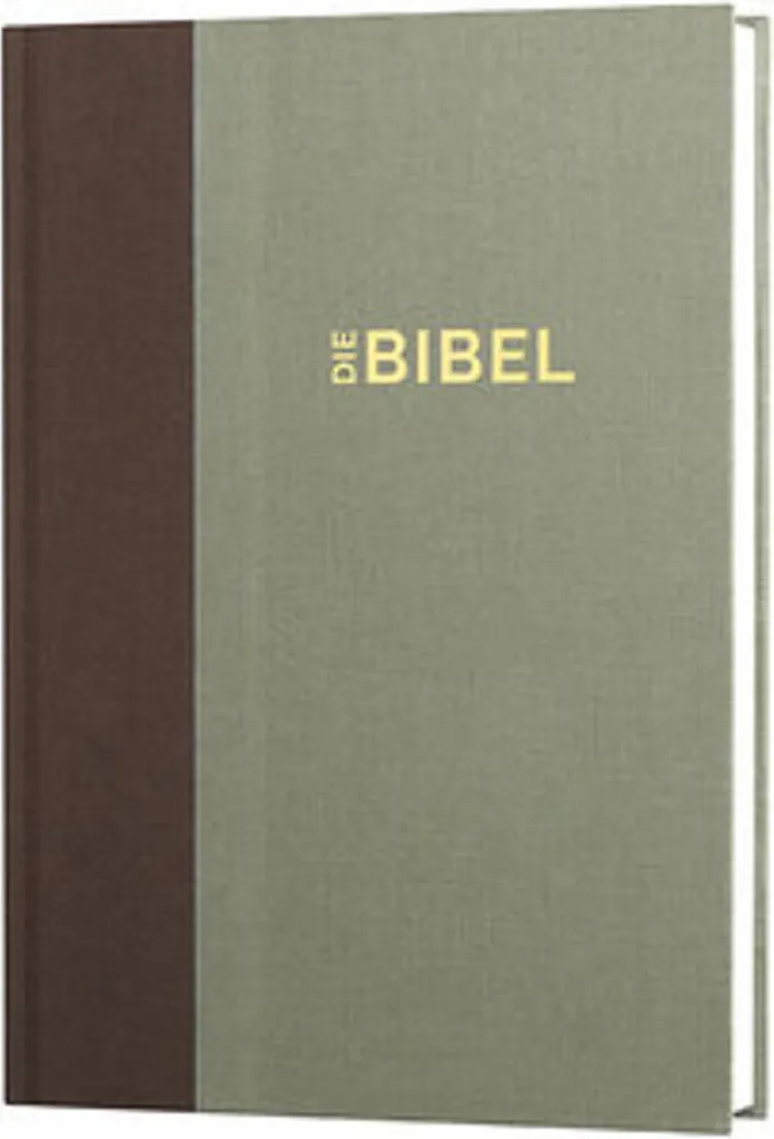 Livre de la Bible Schlachter 2000 couverture rigide en tissu noble
