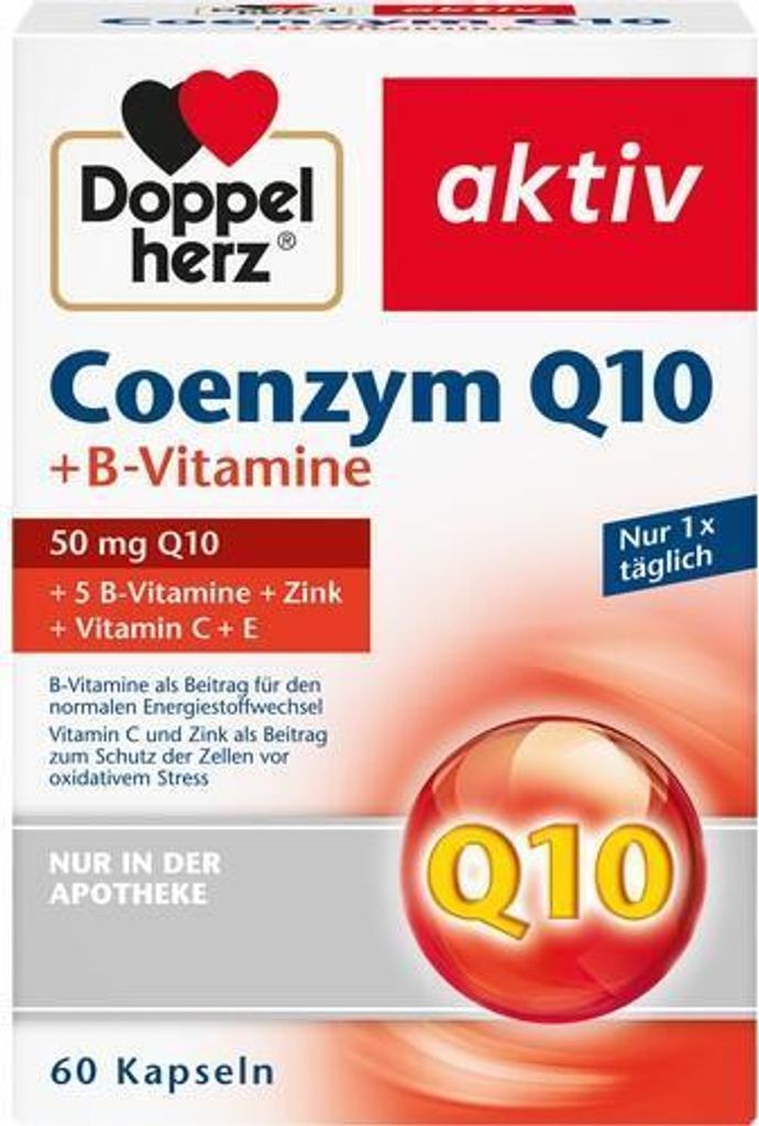 DOPPELHERZ Coenzym Q10+B Vitamine Kapseln