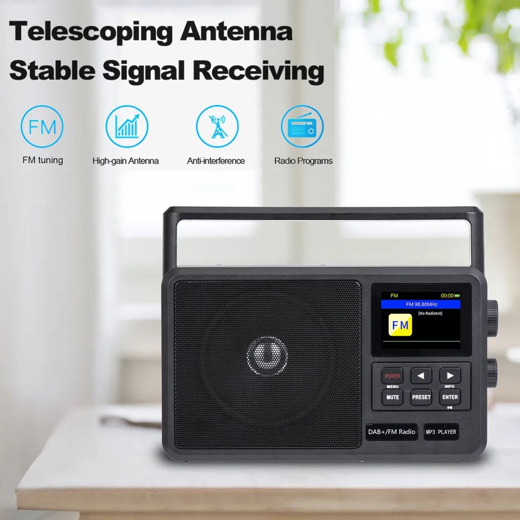 HanRongDa CS-806 Radio Internet WiFi DAB+ FM: Musica Senza Confini
