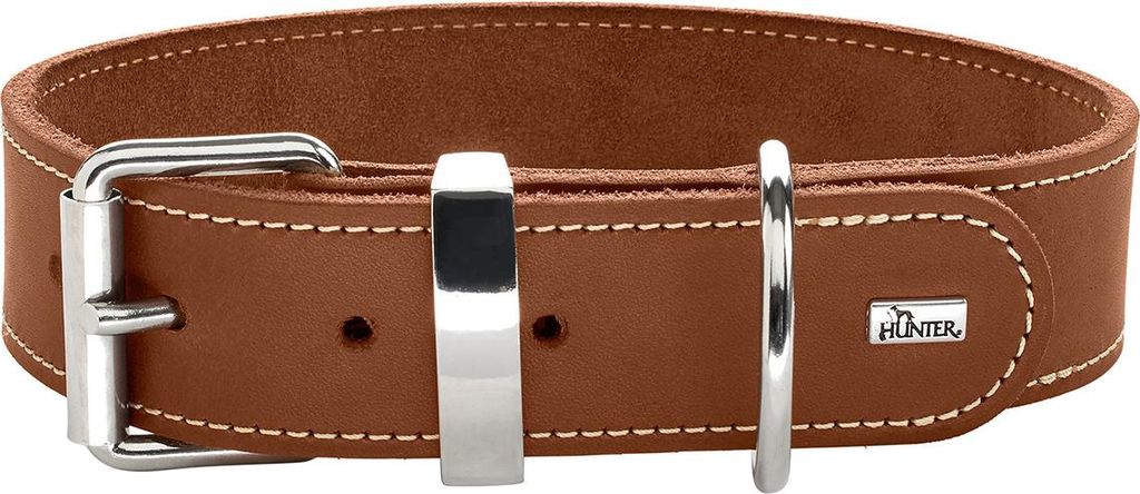Hunter Halsband Aalborg Special cognac, Größe: XL (75) / Breite: 4,5 cm